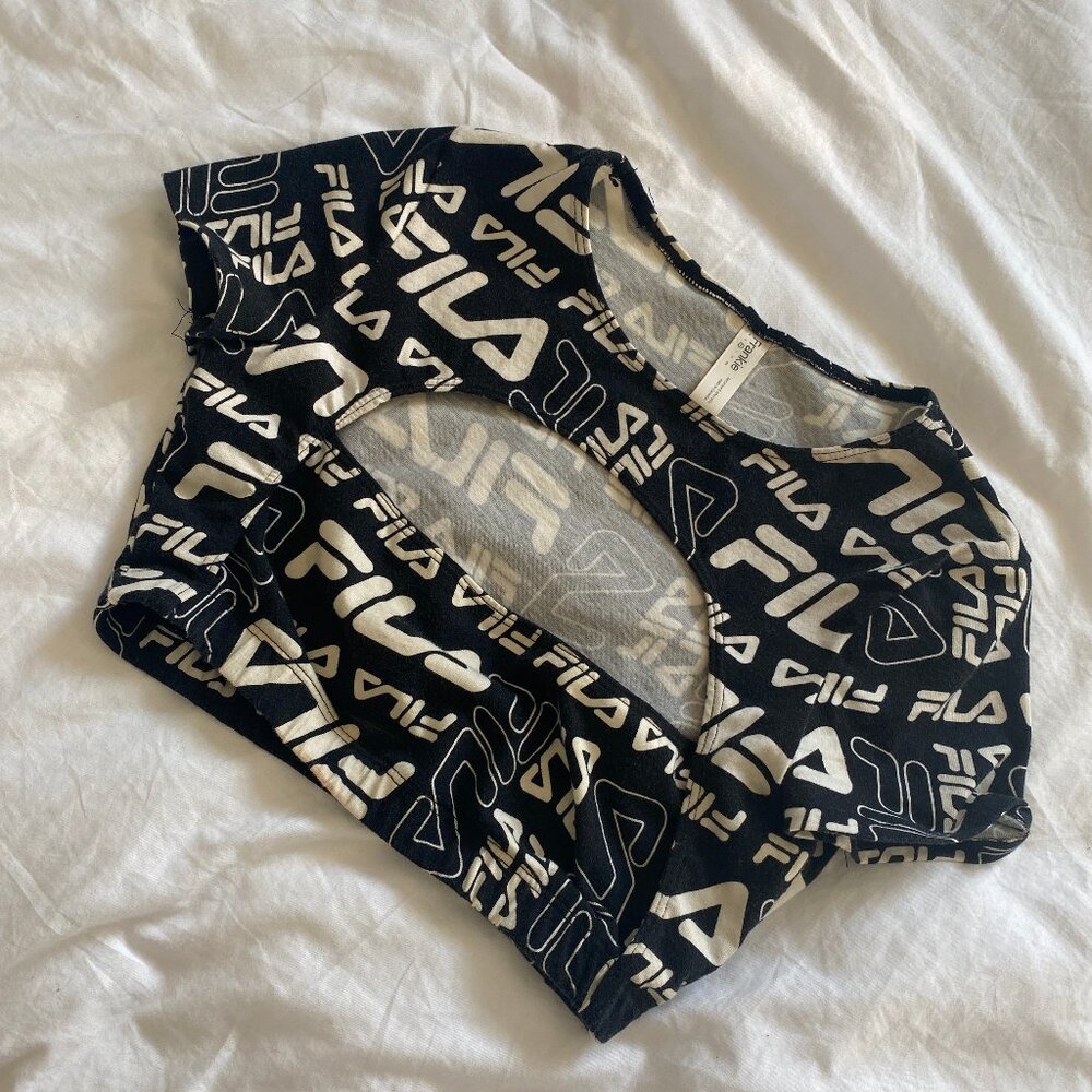 Frankie Collective Fila Crop Top — Size M
